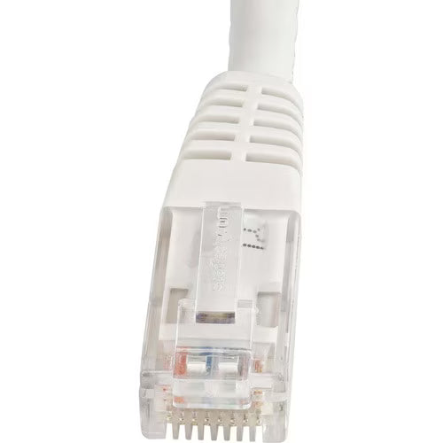 StarTech 10ft Cat6 Ethernet Cable - White Molded Gigabit PoE RJ45 Patch Cord